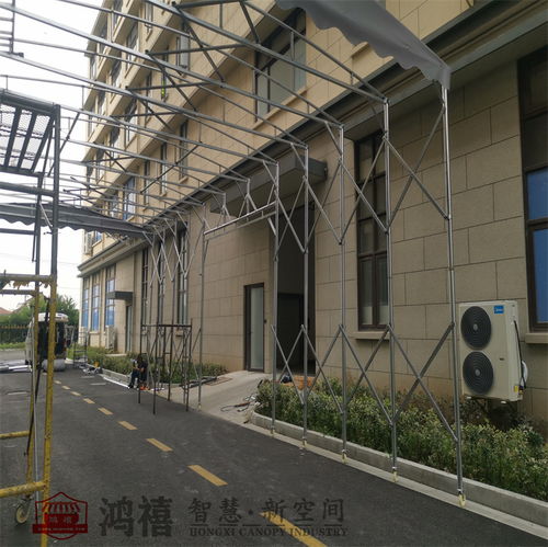 金東移動蓬房 伸縮式臨時堆貨防雨推拉帳篷的實用優(yōu)勢
